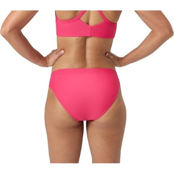 Speedo Hydraline Classic Solid Bikini Swim Bottom Raspberry ( L ) - Picture 2 of 4
